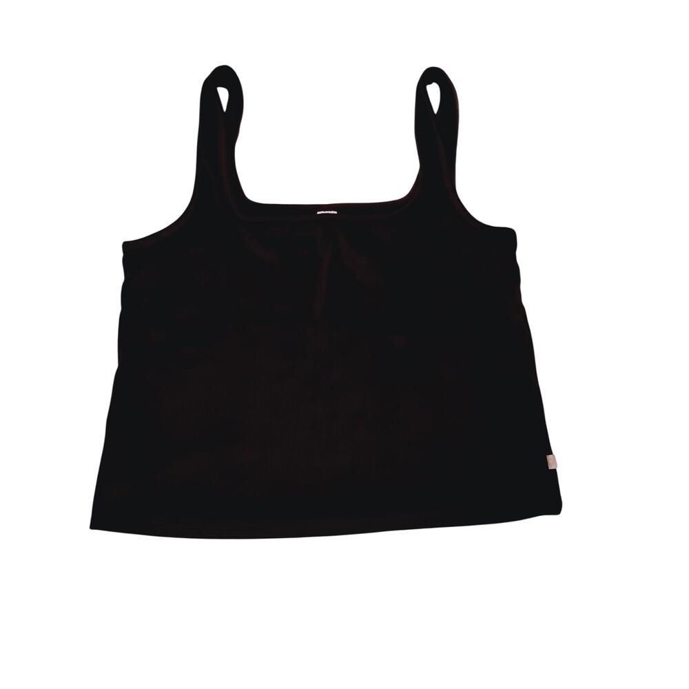 Women's Large Only Black Jack Velour Cami Soft Tank